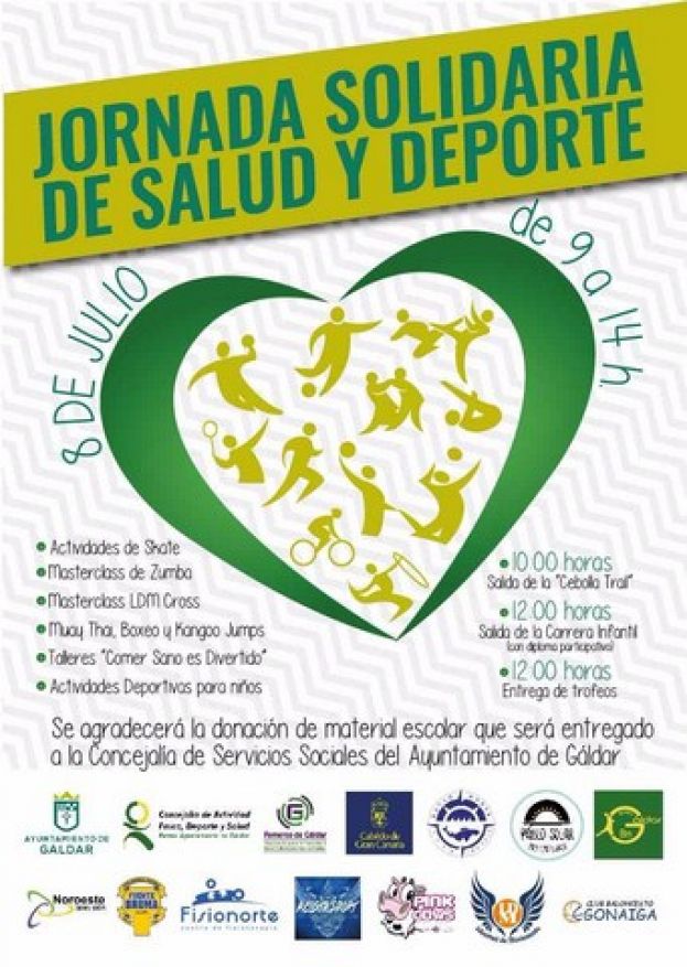Jornada Solidaria de Salud y Deporte en G&aacute;ldar