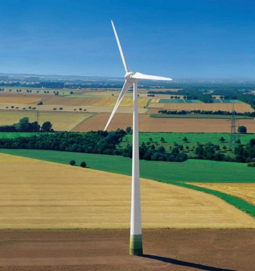 Planta e&oacute;lica en explotaci&oacute;n en Agaete