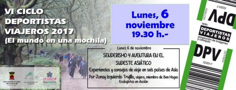 Arucas: Fin a la edici&oacute;n 2017 del Ciclo &ldquo;Deportistas Viajeros &ndash; DPV 2017&rdquo;