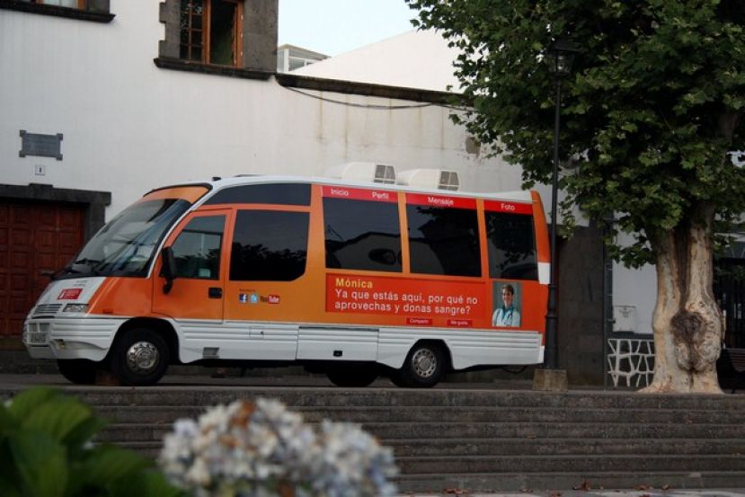 Valleseco recibe la Unidad M&oacute;vil de Donaci&oacute;n de Sangre