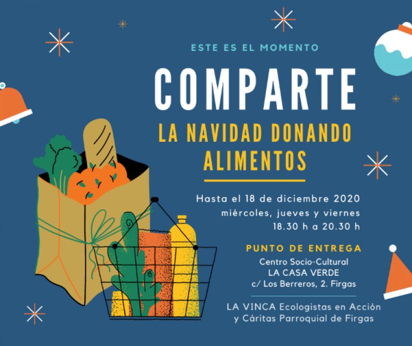 Campa&ntilde;a de recogida de alimentos no perecederos en La Casa Verde de Firgas