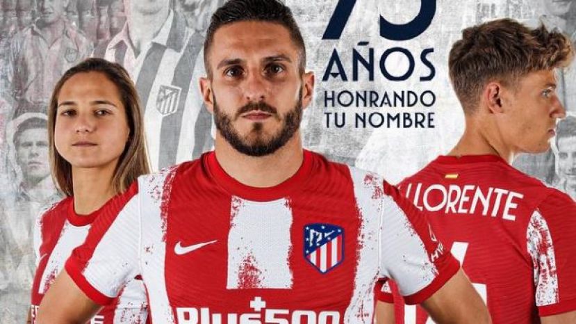 El Atlético homenajea su historia en sus nuevas equipaciones