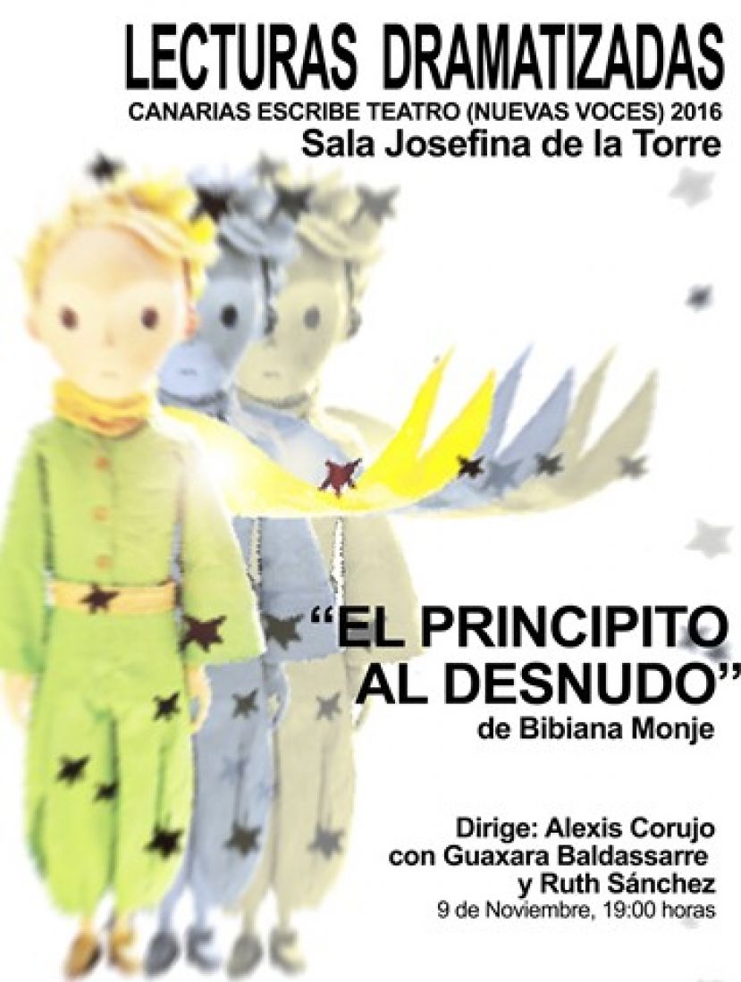 La Sala Josefina de la Torre acoge la lectura dramatizada de “El principito al desnudo”