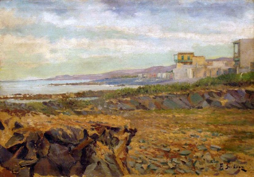 ‘Miradas a la Colección’ aborda el cuadro ‘Playa de los barquitos’ de Suárez León