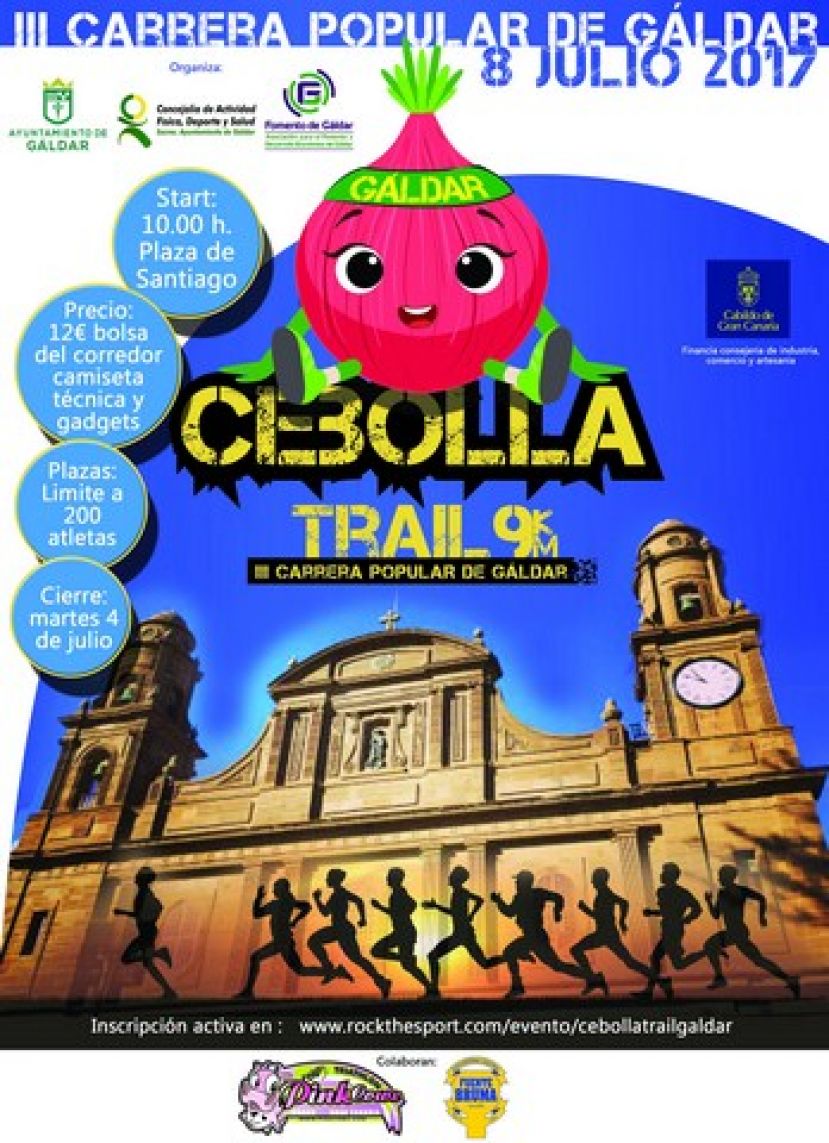 Abierta las inscripciones de la III Carrera Popular Cebolla Trail de G&aacute;ldar