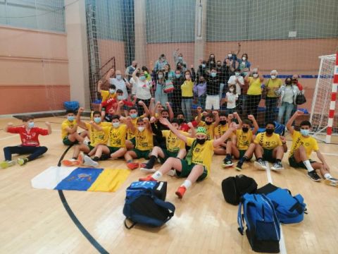 Balonmano: El Moto Sport Juani Gáldar infantil, campeón de Canarias