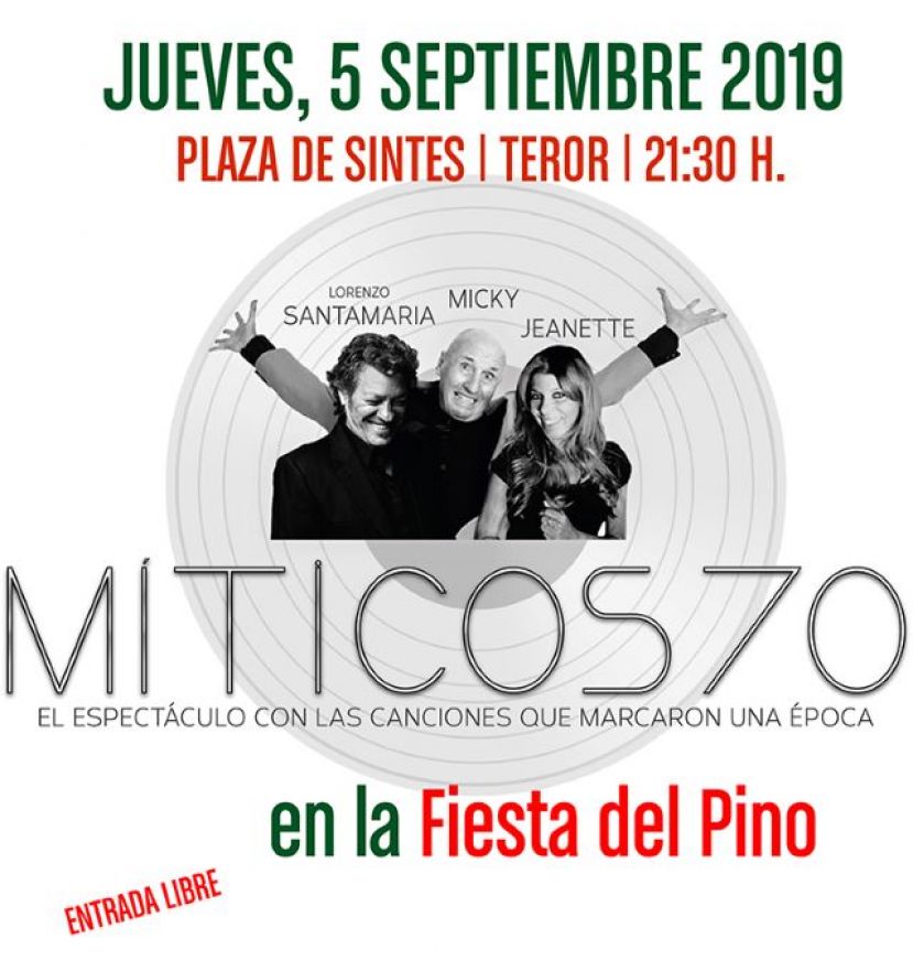 Teror: Jeanette, Micky y Lorenzo Santamaría Aterrizan en la Fiesta del Pino