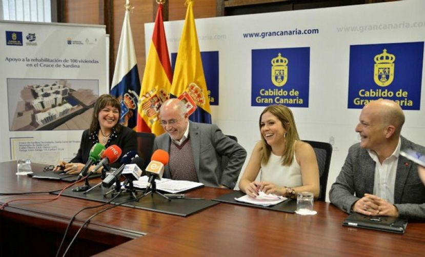 El Cabildo invertirá 355.000 euros en la rehabilitación de 100 viviendas