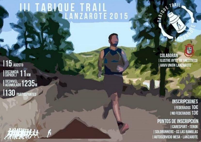 Valleseco: Lanzarote acoge el 15 de agosto la III Tabique Trail