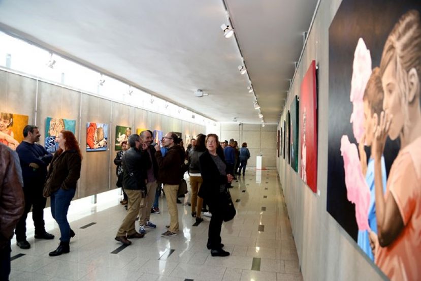 Valleseco ha inaugurado la muestra pict&oacute;rica de Salvador Santana Garc&iacute;a