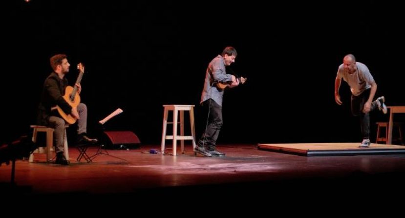 Timple, claqué y guitarra unen su arte en el singular espectáculo ‘A pies y manos’