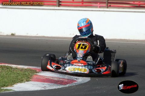 Karting: Sandro González Tavío en el estreno de la "Kartnarias Cup"