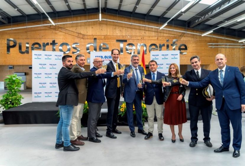 Presentación en Santa Cruz de Tenerife de la nueva ruta marítima Canarias Península
