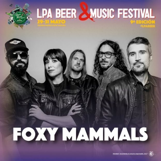 Zahara, Mastodonte, Maika Makovski y  Foxy Mammals, en el cartel de LPA Beer