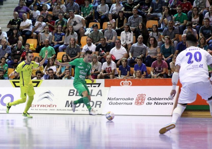F&uacute;tbol Sala: Gran Canaria F&uacute;tbol Sala cae ante Osasuna Magna (7-2)