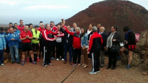 La Antorcha de la Concordia por el Juego Limpio ya se pasea por Lanzarote