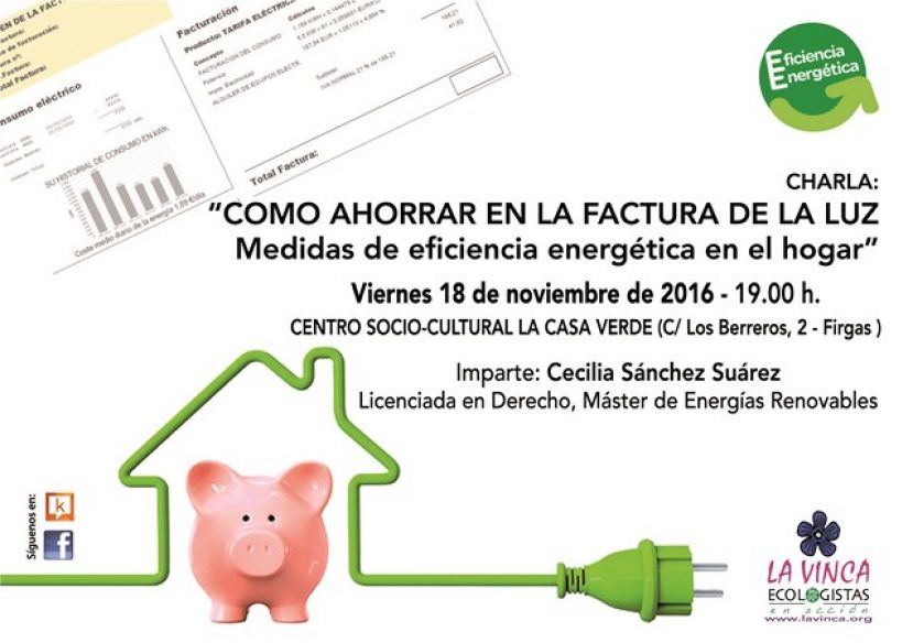 Firgas: Charla en la Casa Verde sobre &ldquo;C&oacute;mo ahorrar en la factura de la luz&rdquo;