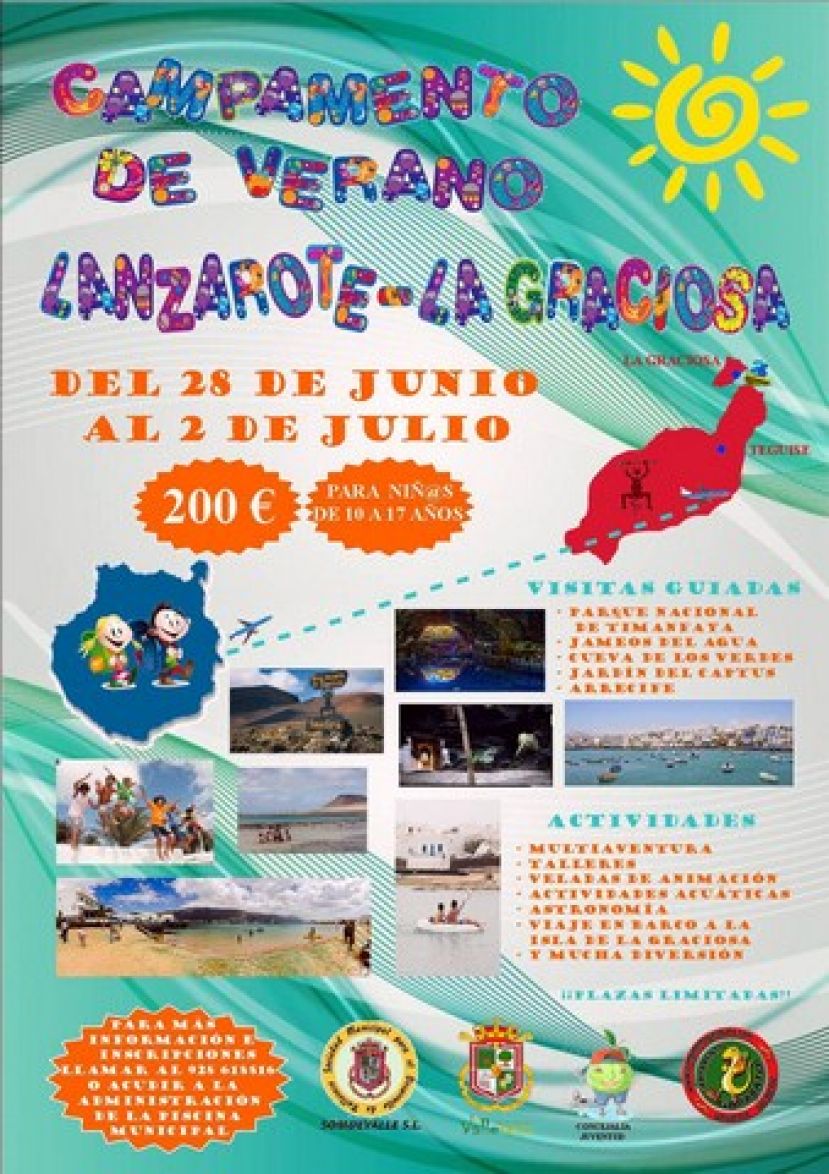 Los j&oacute;venes de Valleseco se van de campamento a la isla de los Volcanes