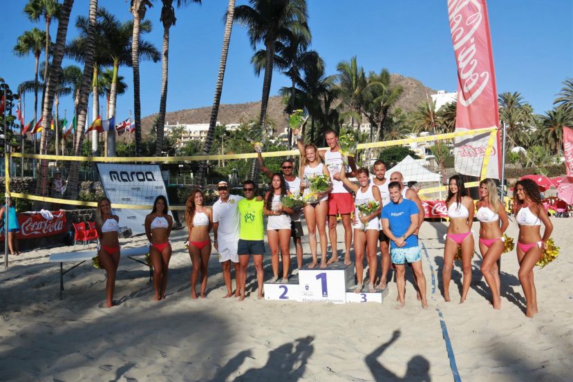 Mog&aacute;n: Ya hay campeones del II Torneo de Voley Playa Mixto Anfi del Mar