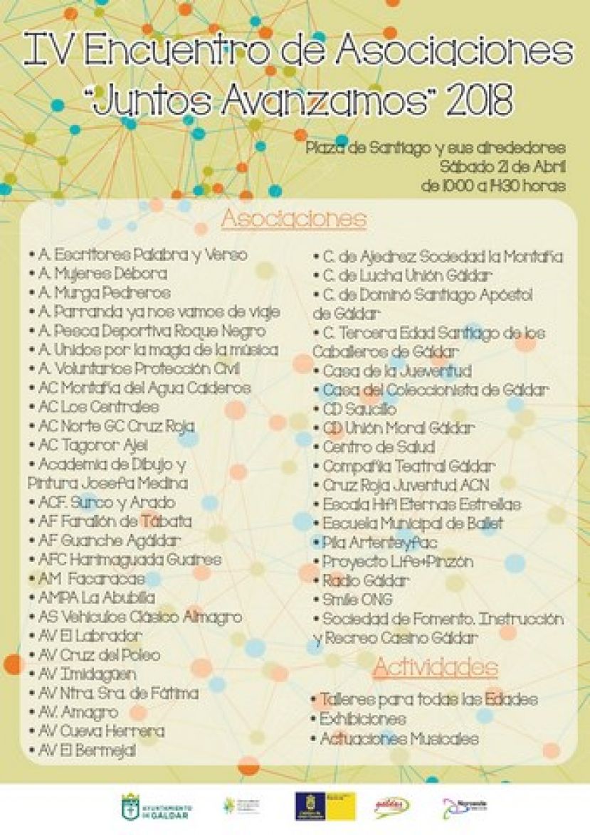 G&aacute;ldar: Un total de 45 entidades formar&aacute;n parte del IV Encuentro Juntos Avanzamos