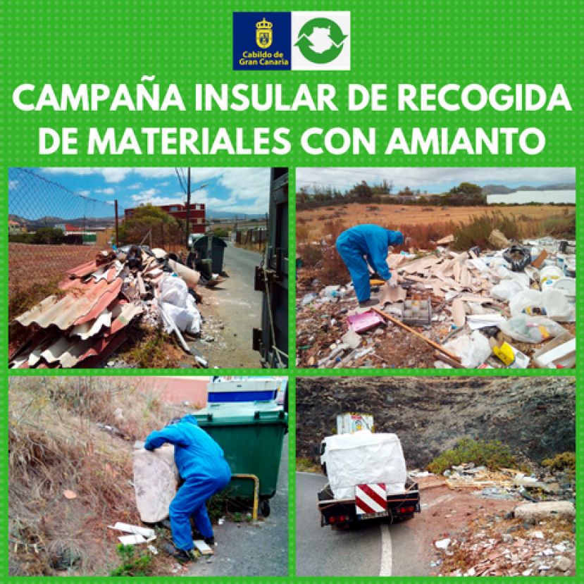Campa&ntilde;a Insular de recogida de materiales con amianto