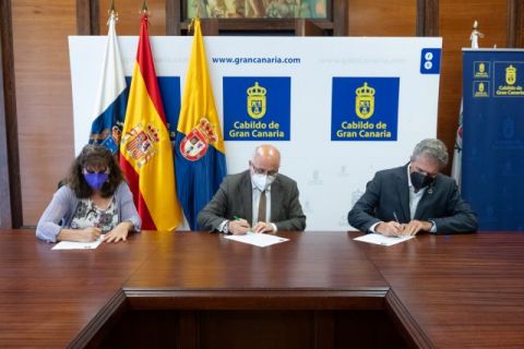 El Cabildo y el Colegio de Arquitectos acuerdan la creaci&oacute;n de una bolsa de trabajo para realizar servicios para la entidad insular