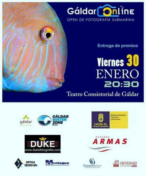 Gáldar: Entrega de los premios del Open de Fotografía Submarina Gáldar Online