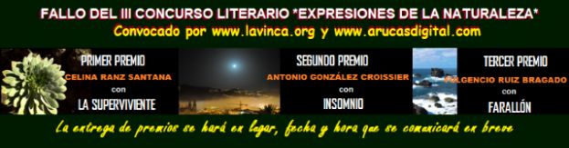 &ldquo;La superviviente&rdquo;, gana el III Concurso Literario &ldquo;Expresiones de la Naturaleza&rdquo;