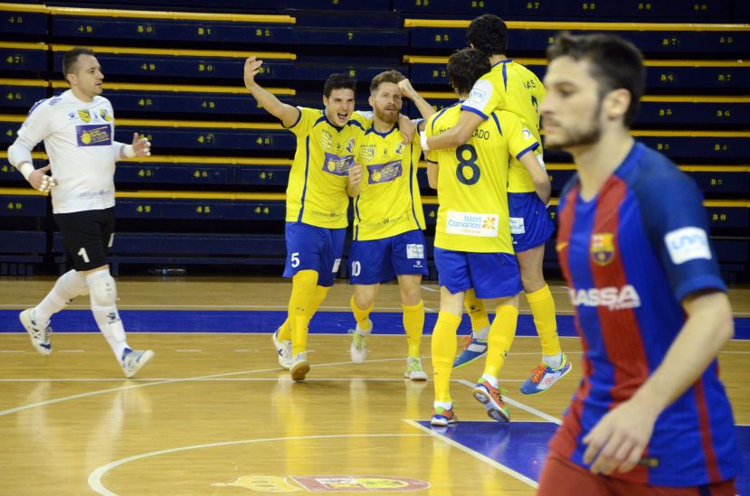 F&uacute;tbol Sala: Un incombustible Gran Canaria empata ante el Bar&ccedil;a