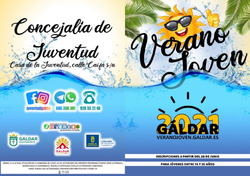 G&aacute;ldar: Amplio programa de actividades para los j&oacute;venes de cara al verano