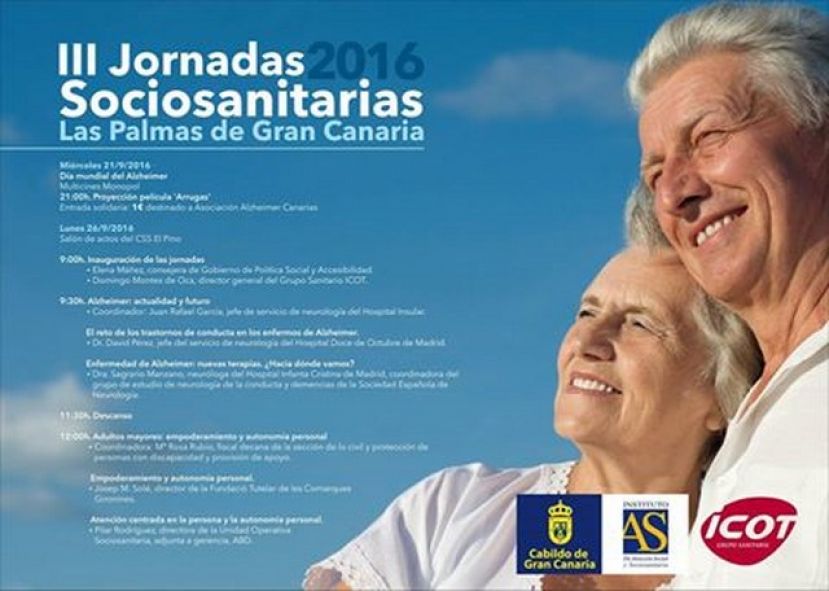 III Jornadas Sociosanitarias en el CSS El Pino​. Organiza el Cabildo y Grupo ICOT​​ ​