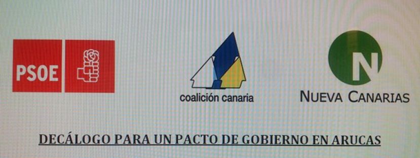 El PSOE gobernará junto a CC y NC en Arucas