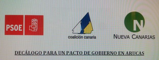 El PSOE gobernará junto a CC y NC en Arucas