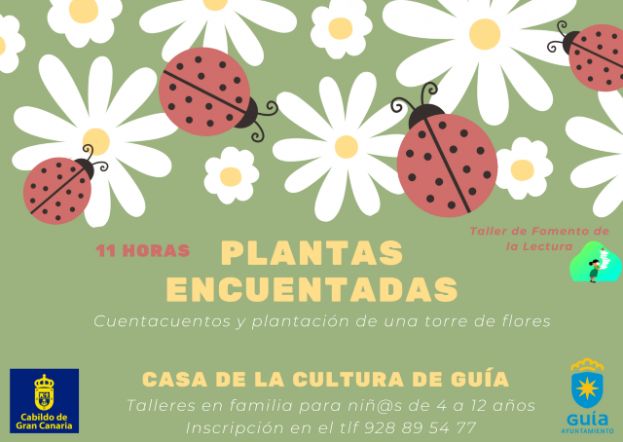 Gu&iacute;a: Abierta la inscripci&oacute;n para participar en el taller familiar &lsquo;Plantas Encuentadas&rsquo;