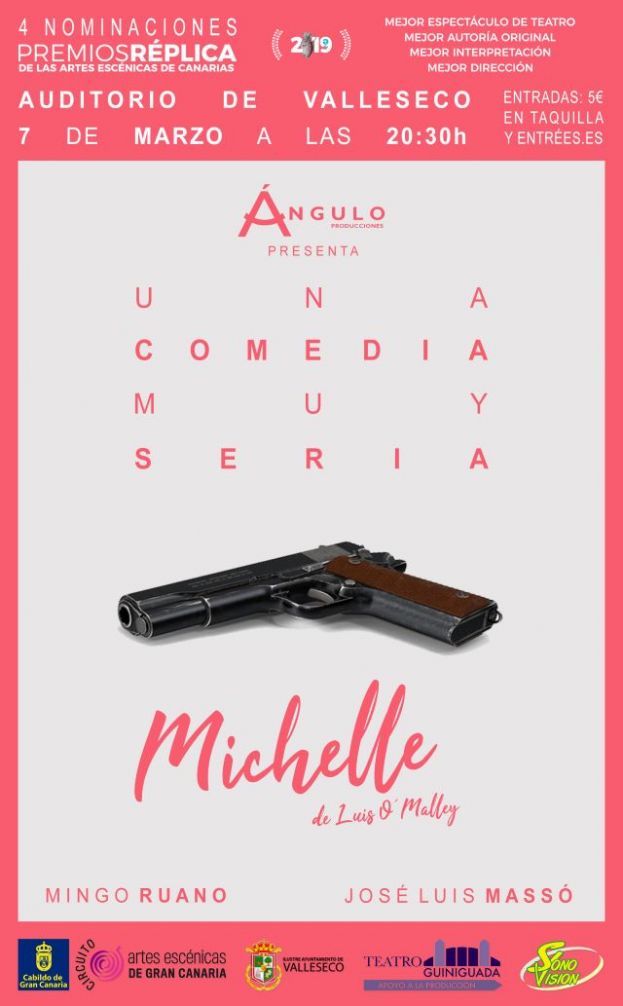 El Auditorio de Valleseco acoge la comedia &ldquo;Michelle&rdquo;