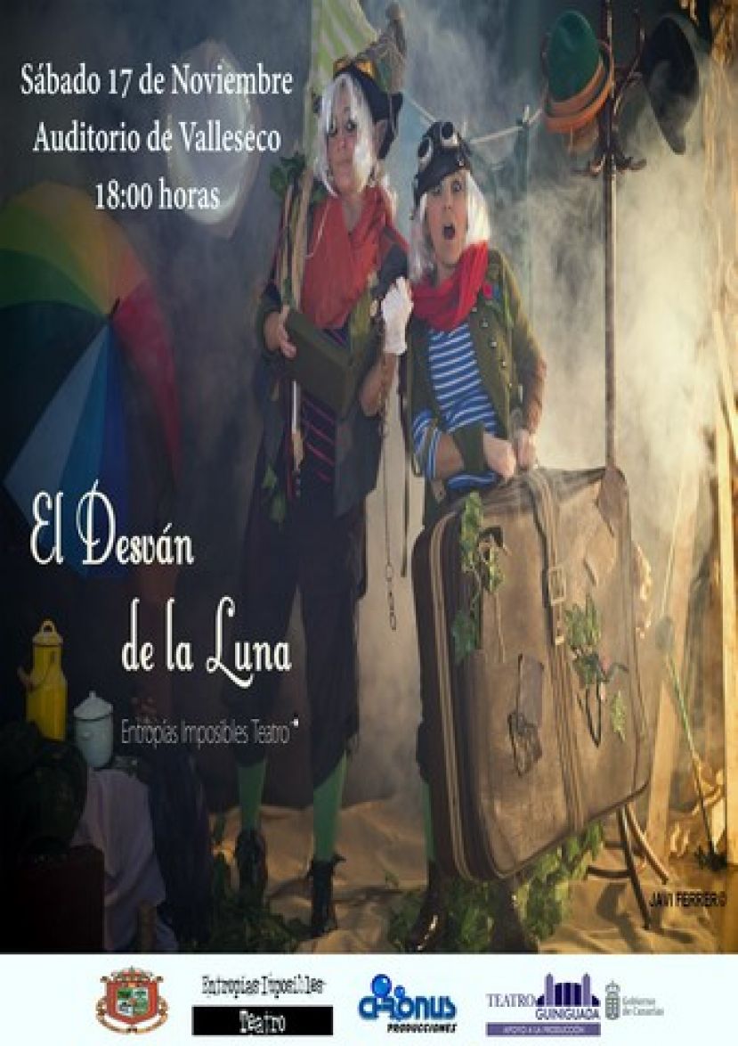 El espect&aacute;culo familiar 'El Desv&aacute;n de la Luna' llega al Auditorio de Valleseco