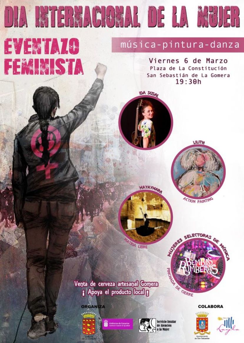 La Gomera celebra el &lsquo;Eventazo Feminista&rsquo; por el D&iacute;a Internacional de la Mujer