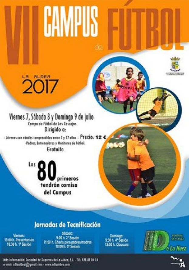 La Aldea: S&eacute;ptima edici&oacute;n del Campus de F&uacute;tbol a celebrar los d&iacute;as 7, 8 y 9 de julio