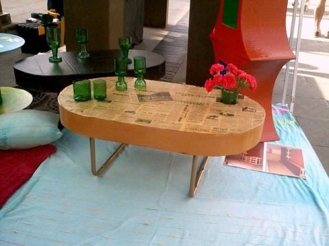 Valleseco: Se organiza un taller de construcción de muebles de carton