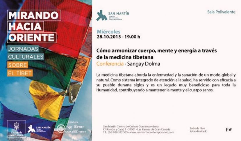 Jornadas culturales del T&iacute;bet con una conferencia sobre medicina tradicional