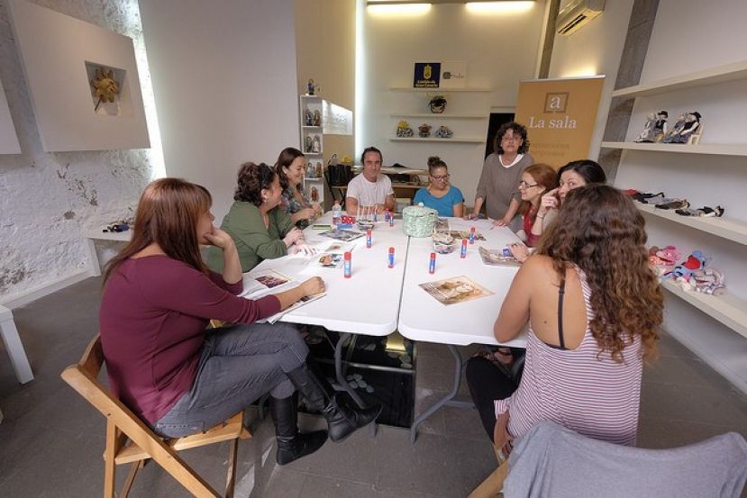 La Sala de la Fedac, escuela de oficios artesanos en pleno barrio de Triana