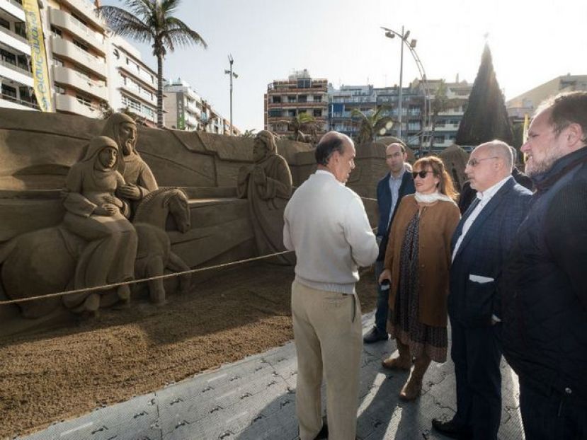 El Bel&eacute;n de Arena de Gran Canaria, &uacute;nico en Europa