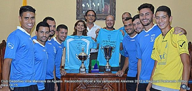 Agaete: Recepción Municipal al Club Deportivo Villa Marinera de Agaete