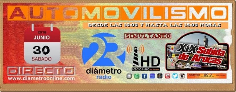 Radio Faro del Noroeste y Radio Di&aacute;metro retransmiten hoy la XIX Subida de Arucas