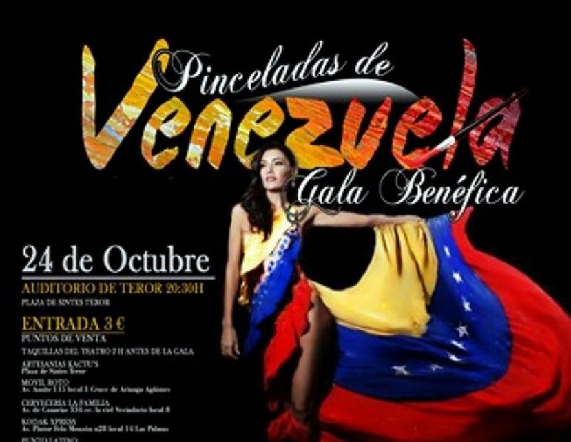 Teror: Este sábado, Gala Benéfica ‘Pinceladas de Venezuela’ en el Auditorio