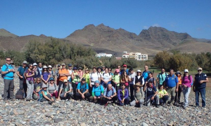 La Aldea: 50 personas en el Sendero "Bocabarranco de la Aldea"