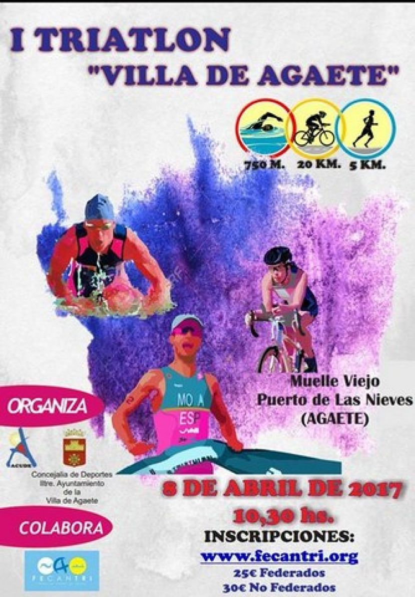 Agaete: El municipio organiza el I Triatl&oacute;n Villa de Agaete