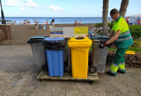 La UTE Telde hará el servicio de limpieza y recogida de basura durante el fin de semana