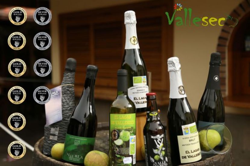 Reconocimiento internacional a las sidras de Valleseco en Wine & Spirits Awards