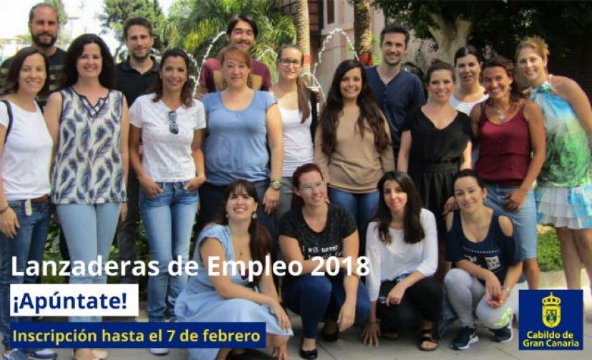 Los interesados en participar en las Lanzaderas de Empleo de Gran Canaria podr&aacute;n inscribirse hasta el 7 de febrero